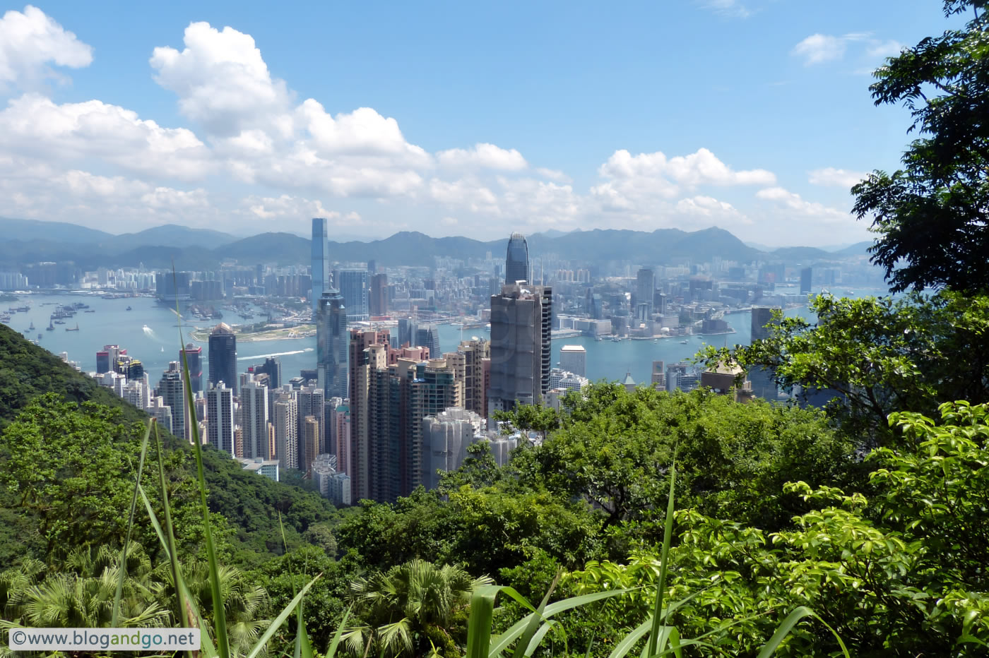 A Covid View From The Peak Across Victoria Harbour (11 Aug, 2013) 